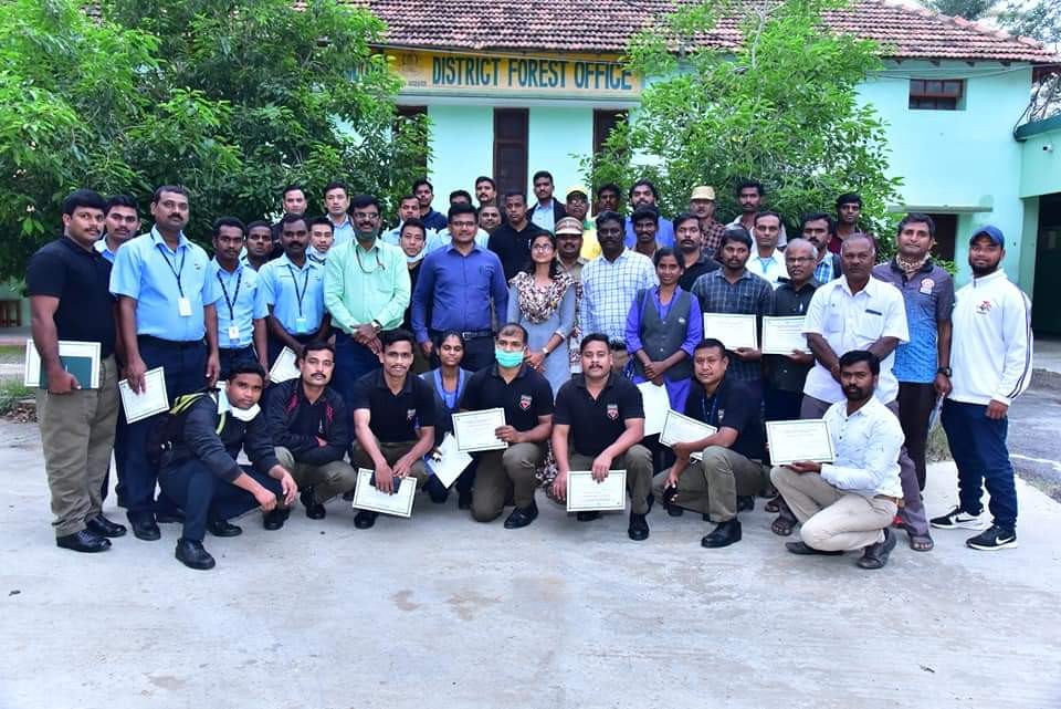 Participants with their Certificates